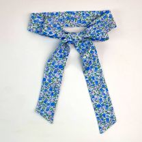 Ceinture ruban liberty bleu