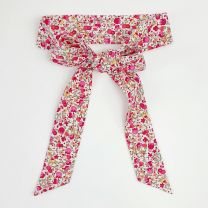 Ceinture ruban liberty framboise