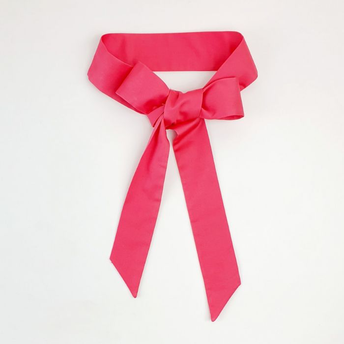 Ceinture ruban corail