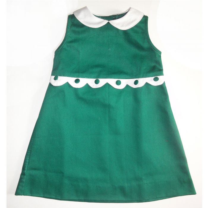 Robe trapeze verte deals